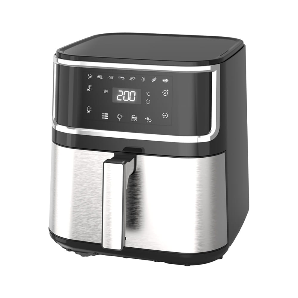 Fritadeira de aço inoxidável não visível LCD